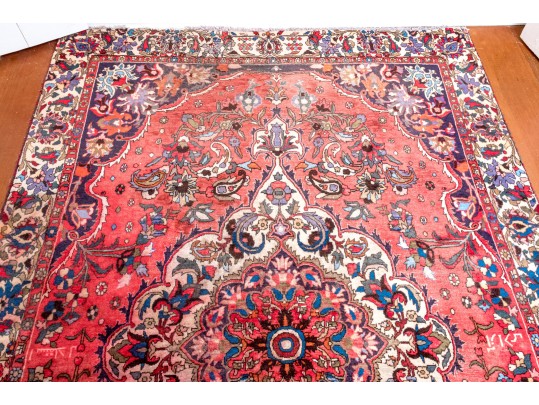 Hand-knotted Wool Carpet, 9'-8 1/2