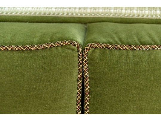 Lavish Vintage Custom Velvet Upholstered Sleeper Sofa