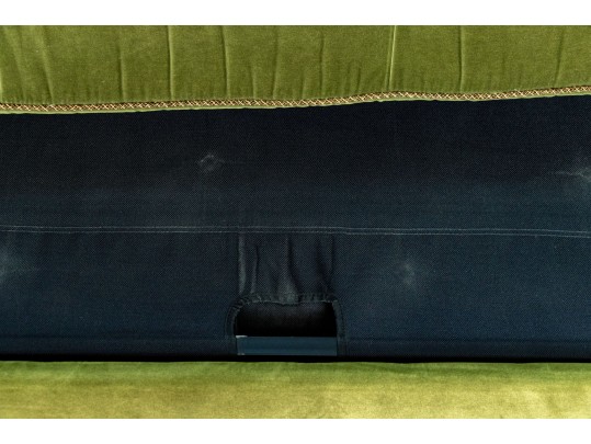 Lavish Vintage Custom Velvet Upholstered Sleeper Sofa