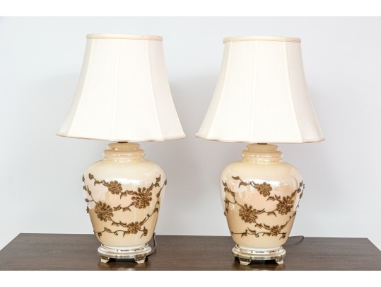 Decorative Pair Of Table Lamps