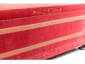 Quality Vintage Custom Upholstered Footed Bed End Bench