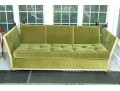 Lavish Vintage Custom Velvet Upholstered Sleeper Sofa