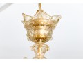 Quality Vintage Murano Or Murano Style Six Light Hand-blown Glass Six Lite Chandelier