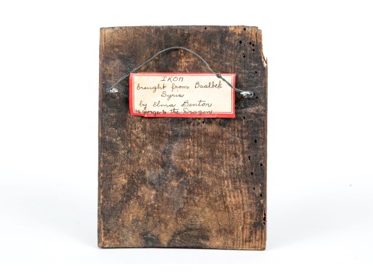 Orthodox Painted Icon Of St. George Slaying A Dragon