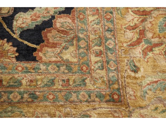 Hand-knotted Wool Palace Size Carpet, 12'-1/2