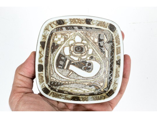 Nils Thorsson Mid-century Royal Copenhagen Ceramic Vase And Bowl