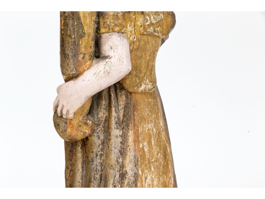 Pair Of Antique Italian Angel Candlesticks