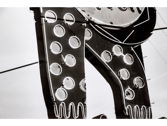 Large Photographic Print, Circus Liquor Sign