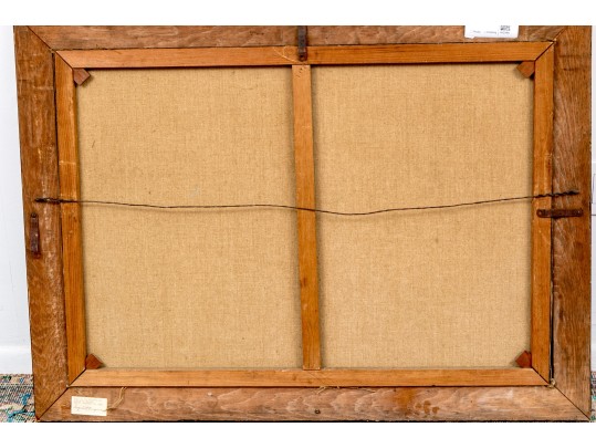 Sverre Hamnnes (Norwegian, A. 1950's) Oil On Canvas, Pastoral Landscape