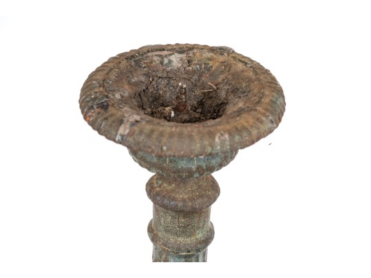 Pair Of Iron Candlesticks