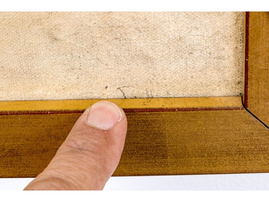 Oil On Canvas, Cubist Woman With Cart Of Milk