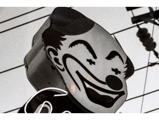 Large Photographic Print, Circus Liquor Sign