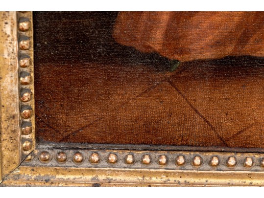 Antique Trumeau Mirror