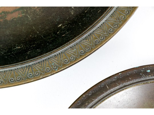 Just Andersen (Danish, 1884-1943) Three Bronze Bowls