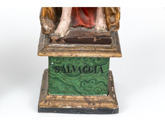 Pair Of Antique Italian Angel Candlesticks