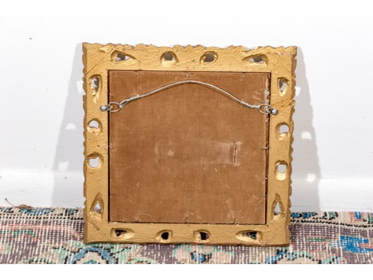 Signed Painting On Board, Portrait Bust Of A Child