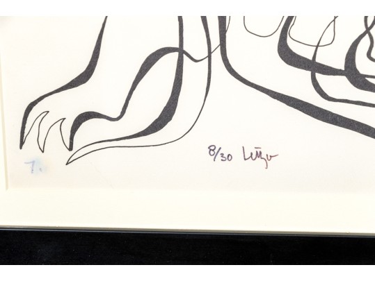 Signed Ltd Ed Lithograph, Turtle Musicians, 1976