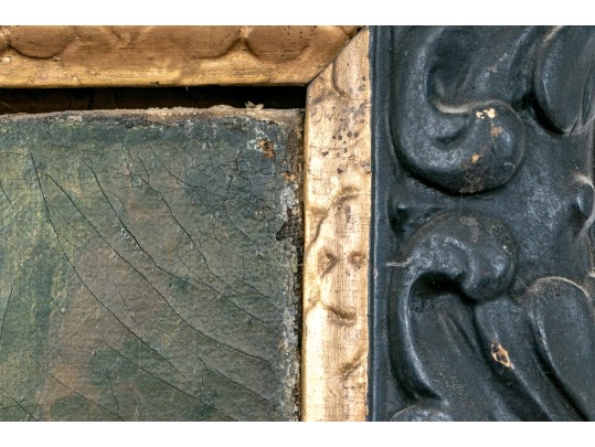 19th C. Oil On Canvas Painting, Portrait Of A Child, Silvie A. I. Delgambe