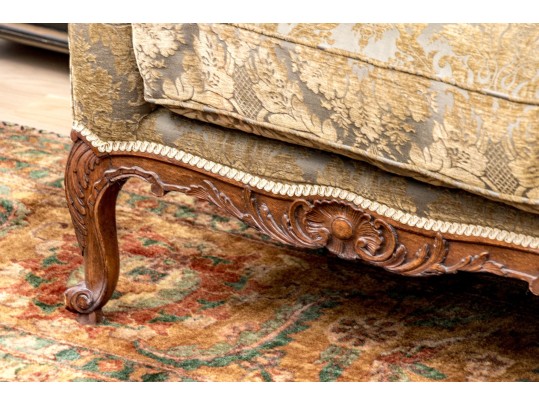 Antique Down Filled Louis XV Style Long Sofa