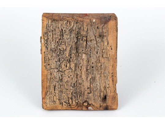 Antique Greek Orthodox Icon Of St. George Slaying A Dragon