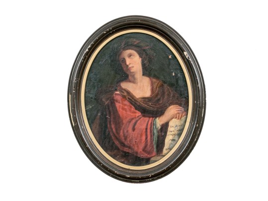 Oil On Board After Domenico Zampieri 