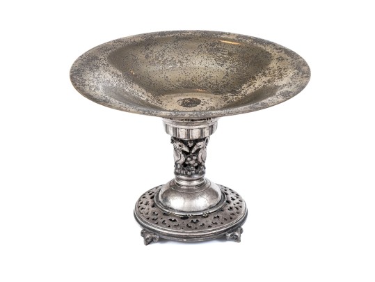 Oscar B. Bach Studios Marked Footed Compote Bowl