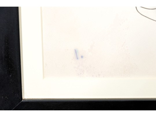 Signed Ltd Ed Lithograph, Clown Balancing A Fish, 1976