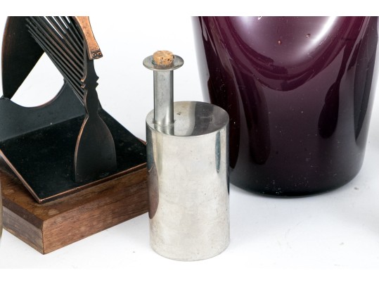 Group Of Six Assorted Media Sculptures