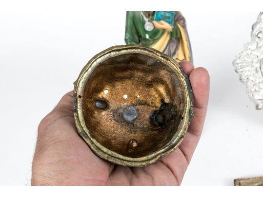 Collection Of Vintage And Antique Christian Decor