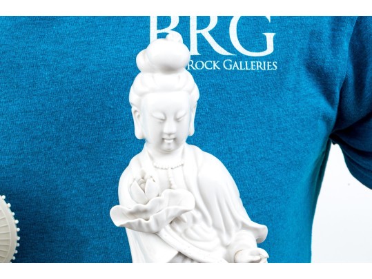 Blanc De Chine Figures Of Guanyin And Buddha