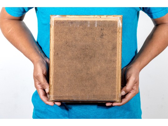 Oil On Board, Portrait Bust Of A Woman