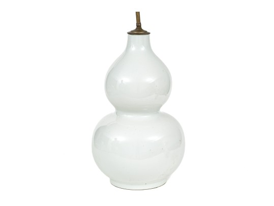 Oversized Double Gourd Form Table Lamp