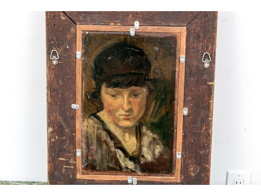 Oil On Panel, Double Sided Portrait