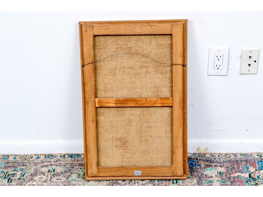 Signed Oil On Canvas, Cubist Portrait Of A Woman, 1959