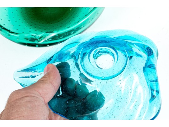 Four Mid-Century Glass Bowls