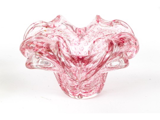 Danish And Italian Murano Glass Bowls