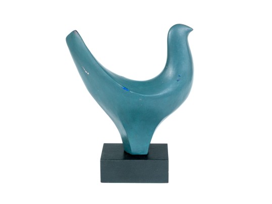Harriet Lustig (American, 1920-2008) Signed Modernist Bird Sculpture