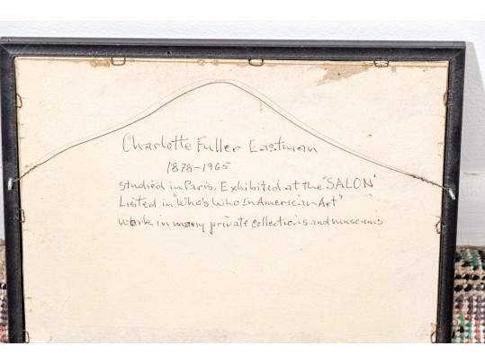 Charlotte Fuller Eastman (American, 1878-1956) Mixed Media On Paper