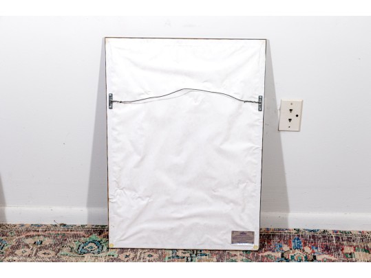 Signed Ltd Ed Lithograph, Man With Tiny Elephant, 1976