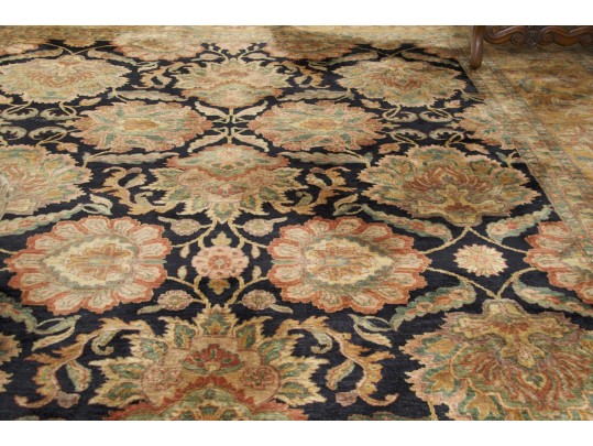 Hand-knotted Wool Palace Size Carpet, 12'-1/2