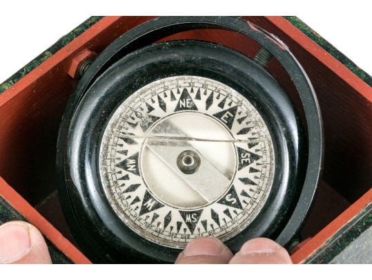 Antique Tabletop Binnacle