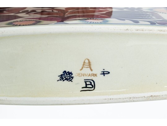 Nils Thorsson Mid-century Royal Copenhagen Ceramic Rectangular Vase