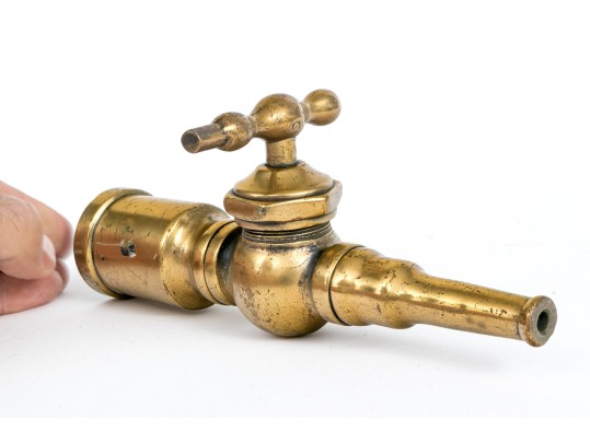 Antique 19th C. Quality Brass Barrel Tap