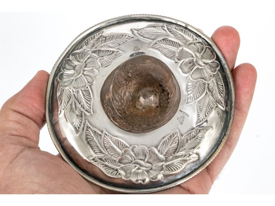 Mexican Sterling Silver Diminutive Sombrero, 1.985 Ozt