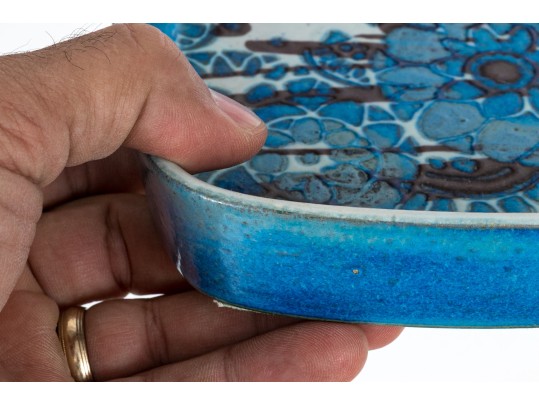 Nils Thorsson Mid-century Royal Copenhagen Ceramic Square Bowl