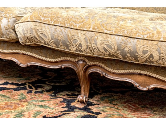 Vintage Down Filled Louis XV Style Sofa