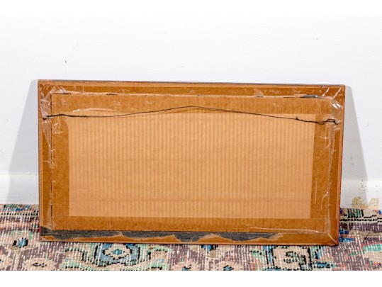 Signed Watercolor Of Reclining Woman