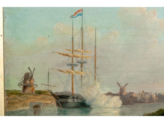 Oil On Panel After Pieter C. Dommershuizen (Dutch, 1834-1908) 