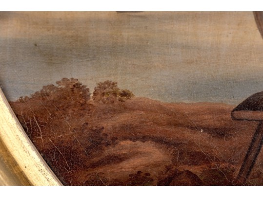 J. M. Thurston After Henry William Bunbury (English, 1750-1811) Oil On Canvas, 1855