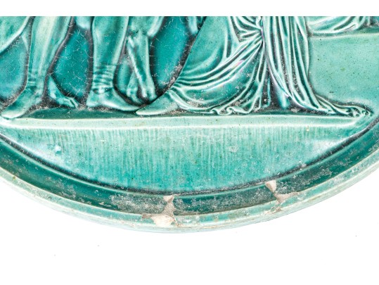 Pair Of Neoclassical Ceramic Plaques, Likely Scottish Dunmore